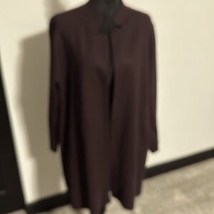 Beautiful Like New Eileen Fisher Open front Cardigan. Knee length Size XL